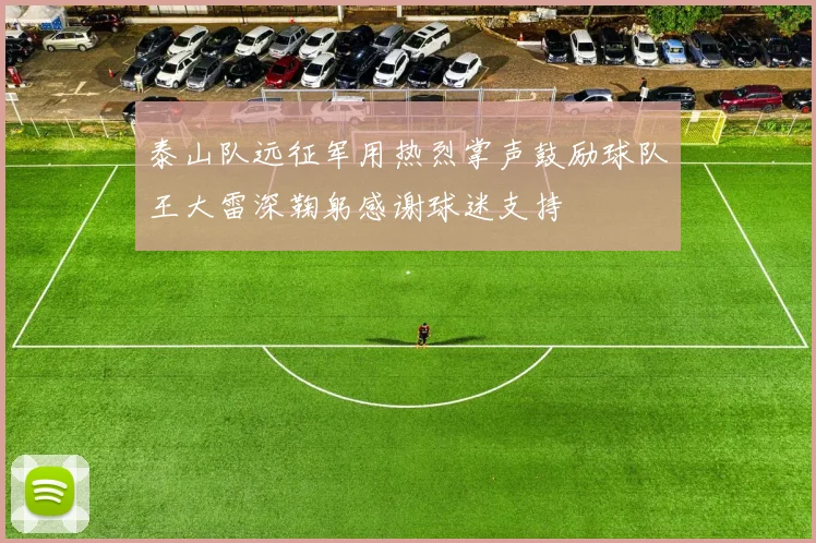 泰山队远征军用热烈掌声鼓励球队王大雷深鞠躬感谢球迷支持